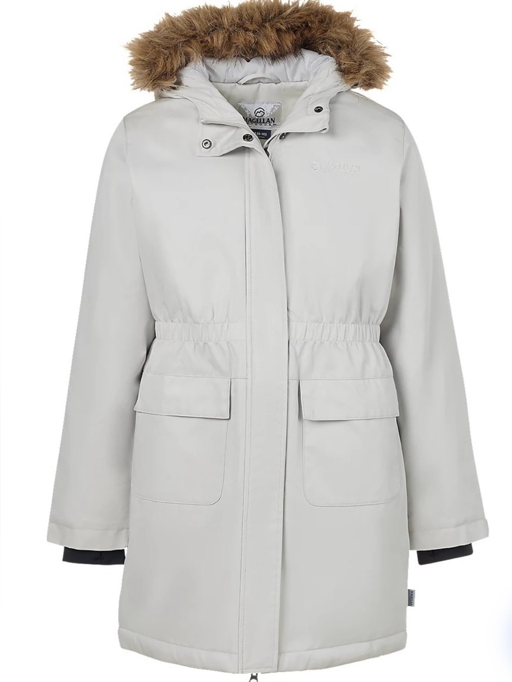 Magellan Outdoors Girls Winter Parka Jacket – NWT – Light Gray – Size S (7/8)